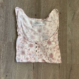 Floral urban outfitters top